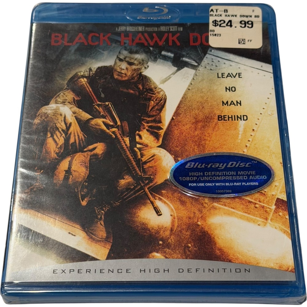 Black Hawk Down Blu-ray Ridley Scott‎ War Movie Josh Hartnett New Sealed